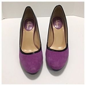 Cole Haan Purple Suede Pumps